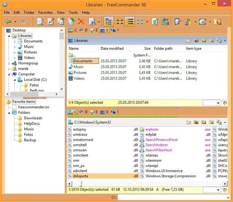 FreeCommander: An alternative windows file manager .